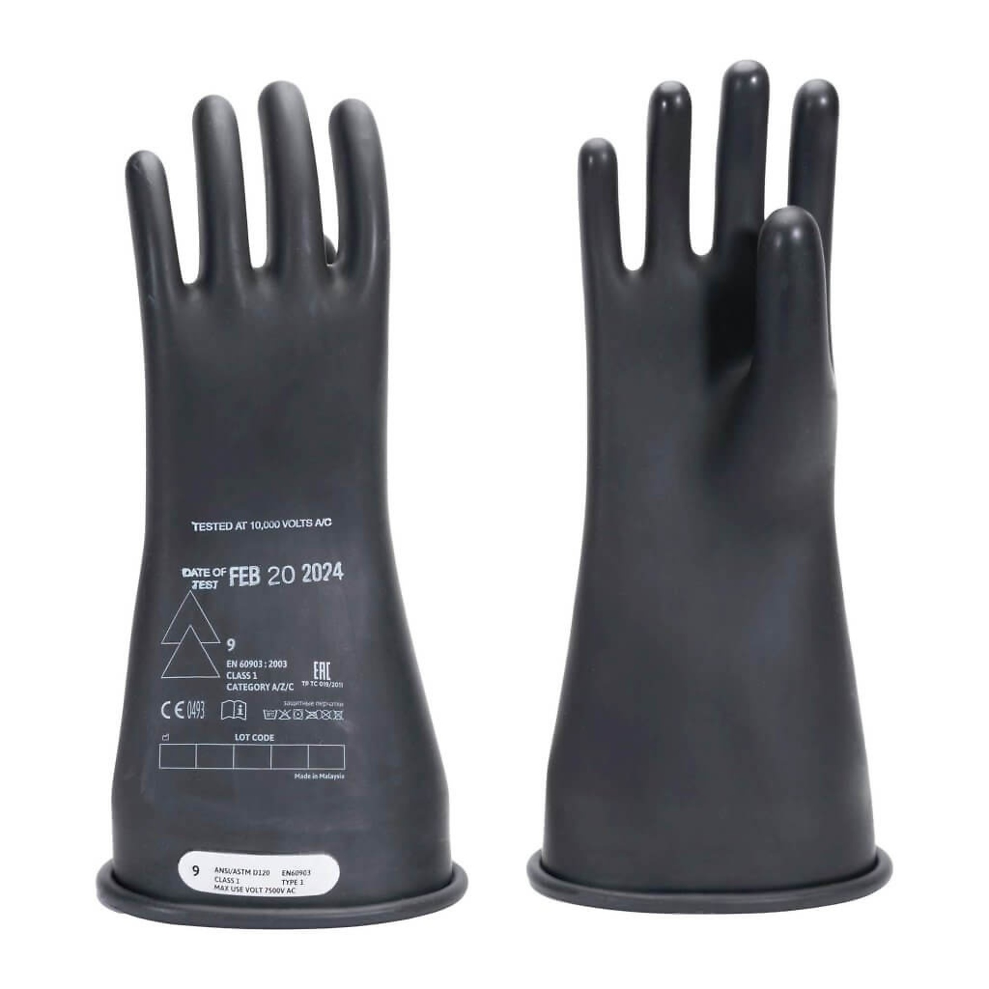 OBERON Rubber Electrical Gloves